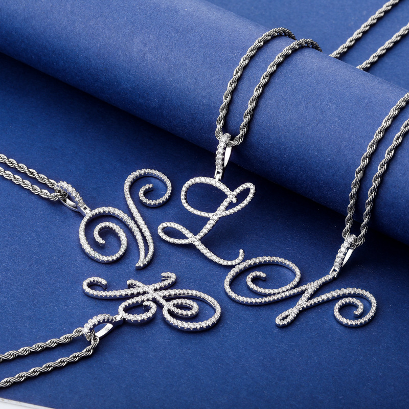 Vintage Fashion Font - Cursive Script Art‑Font 26 A‑Z Letter