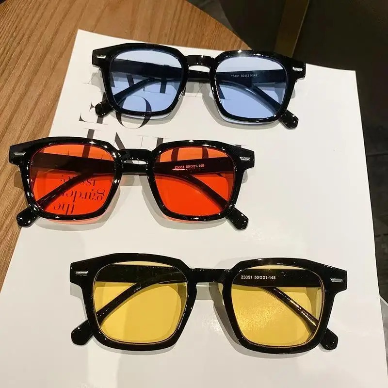 Vintage Fashion Brands - Men Rectangle Vintage Sunglasses Fashion Design