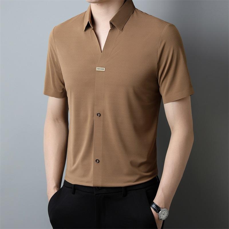 Vintage Fashion Campaigns - Summer Fashion Vintage Men's Shirt Ice