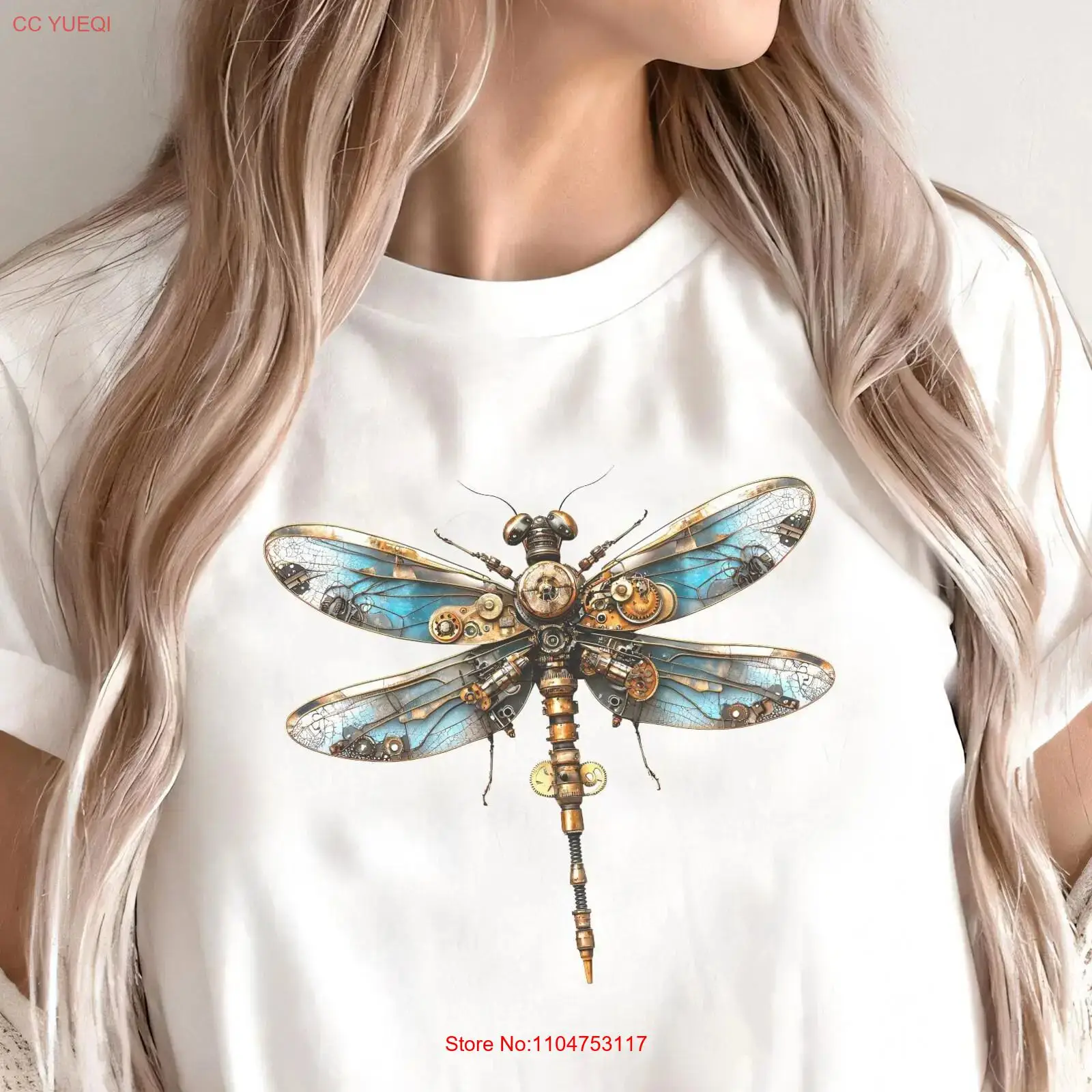 Vintage Fashion Bug - Steampunk Dragonfly T Shirt Vintage Insect