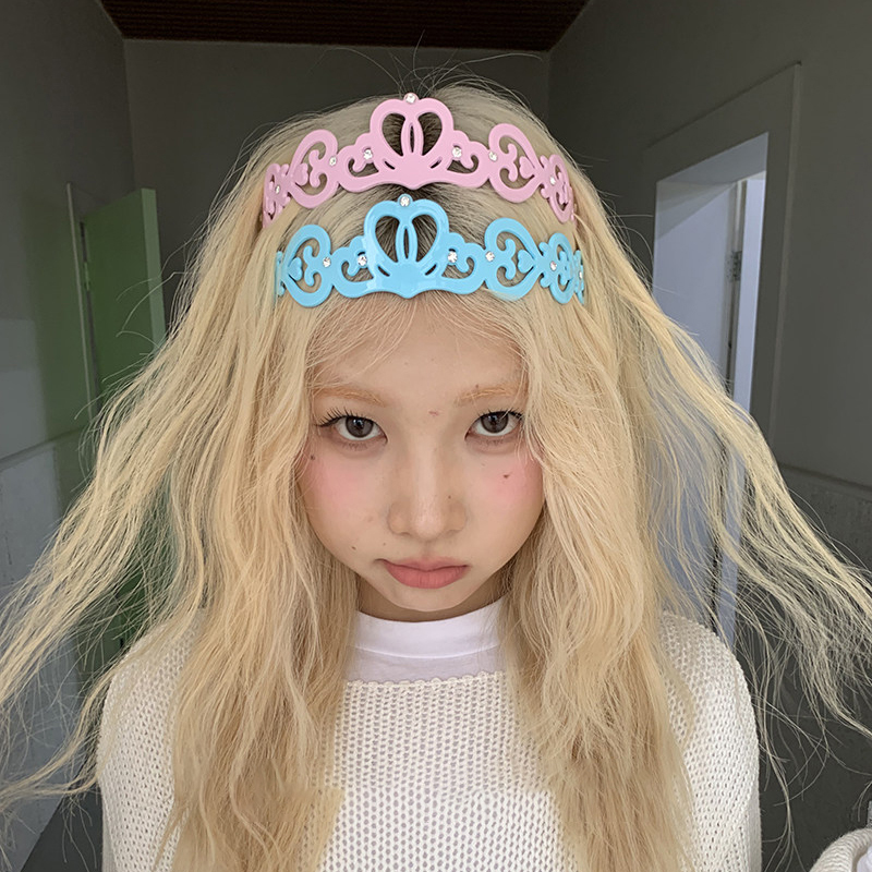Vintage Fashion Ornaments - Y2K Vintage Millennium Crown Shape Headband