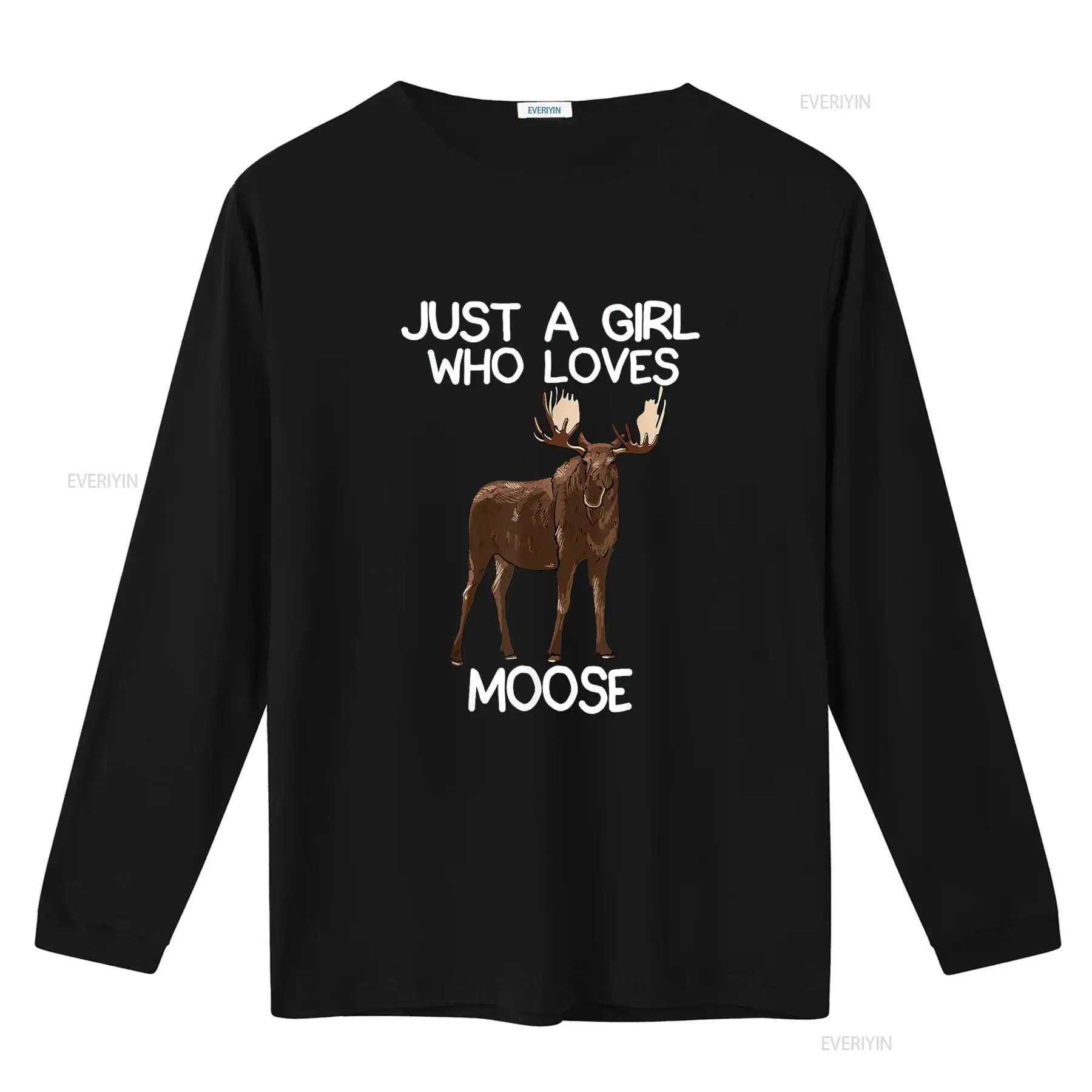 Just A Girl Who Loves Moose Fu - Vintage Fashion Quotes Short ulasan dan harga