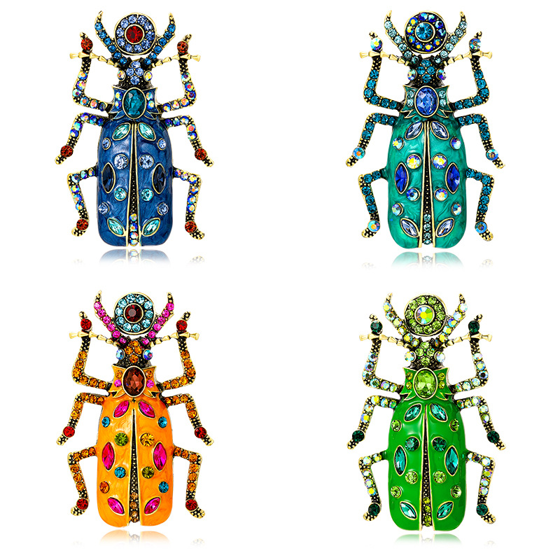Vintage Beetle Brooch - Retro  - Vintage Fashion Bug ulasan dan harga