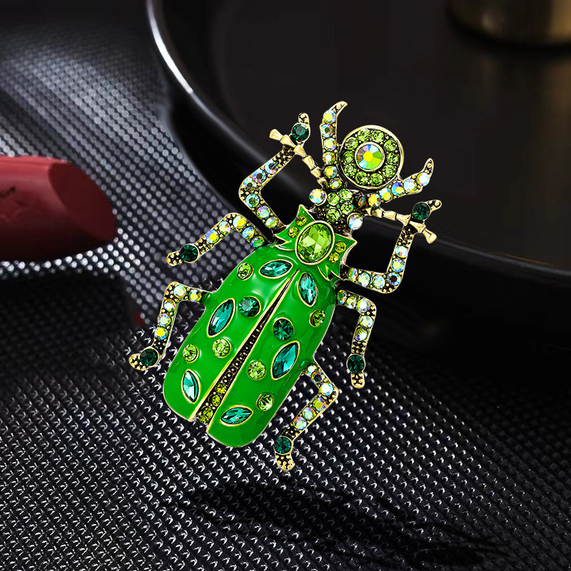 Vintage Beetle Brooch - Retro  - Vintage Fashion Bug ulasan dan harga