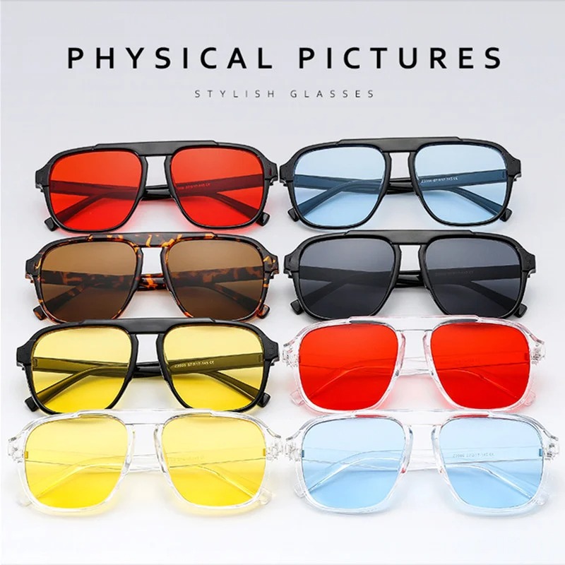 New Oversized Frame Sunglasses - Vintage Fashion Brands ulasan dan harga