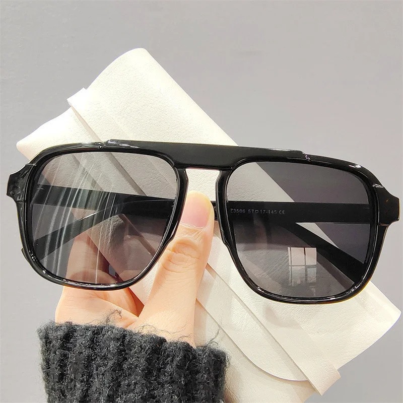 New Oversized Frame Sunglasses - Vintage Fashion Brands ulasan dan harga
