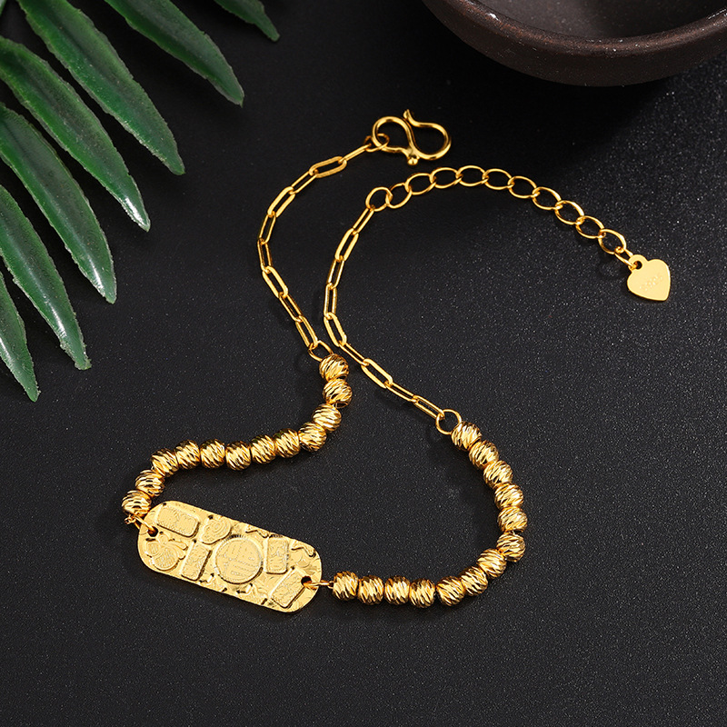 S925 Sterling Silver Lucky Ble - Vintage Fashion Tags ulasan dan harga