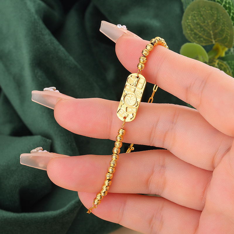 S925 Sterling Silver Lucky Ble - Vintage Fashion Tags ulasan dan harga