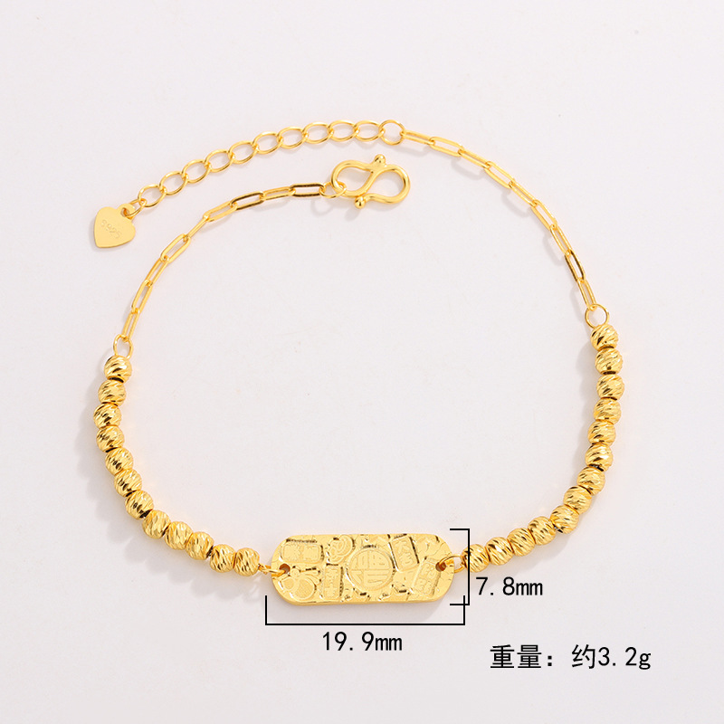 S925 Sterling Silver Lucky Ble - Vintage Fashion Tags ulasan dan harga