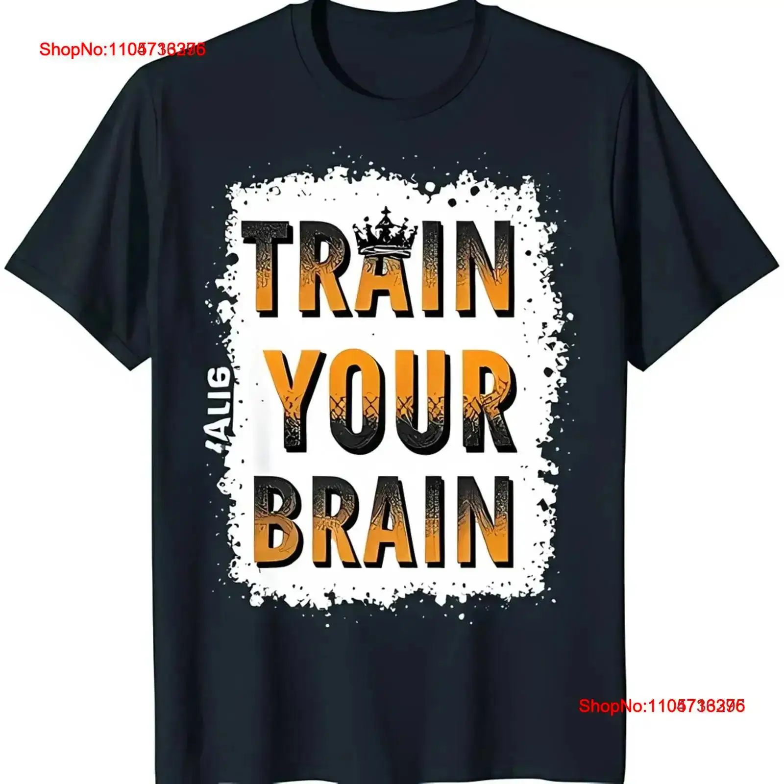 Black T Shirt with YOUR BRAIN  - Vintage Fashion Font ulasan dan harga