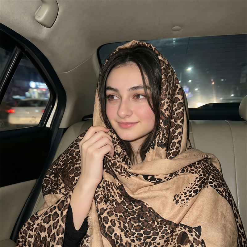 Vintage Leopard Print Hijab an - Vintage Fashion Hijab ulasan dan harga