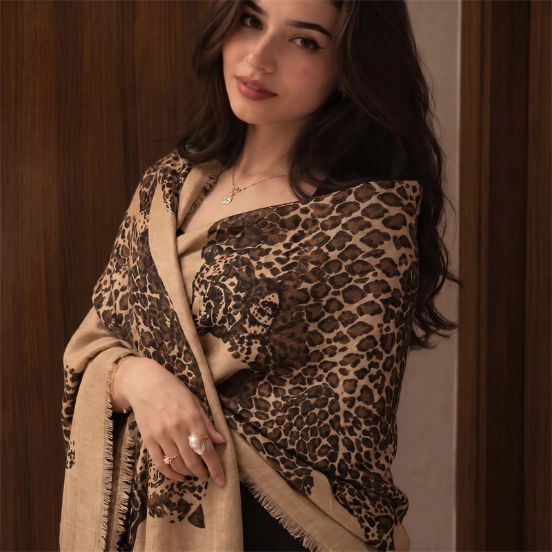 Vintage Leopard Print Hijab an - Vintage Fashion Hijab ulasan dan harga