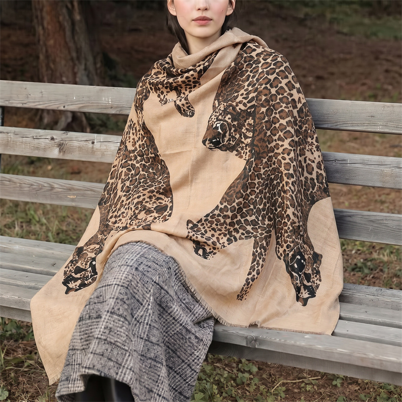 Vintage Leopard Print Hijab an - Vintage Fashion Hijab ulasan dan harga