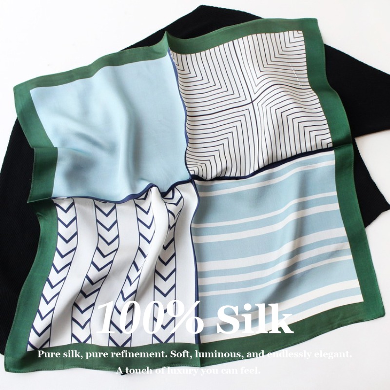 New 53cm 100% Mulberry Silk Sc - Vintage Fashion Hijab ulasan dan harga