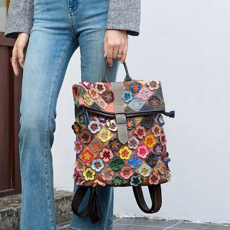 Vintage Women Genuine Leather  - Vintage Fashion Ladies ulasan dan harga