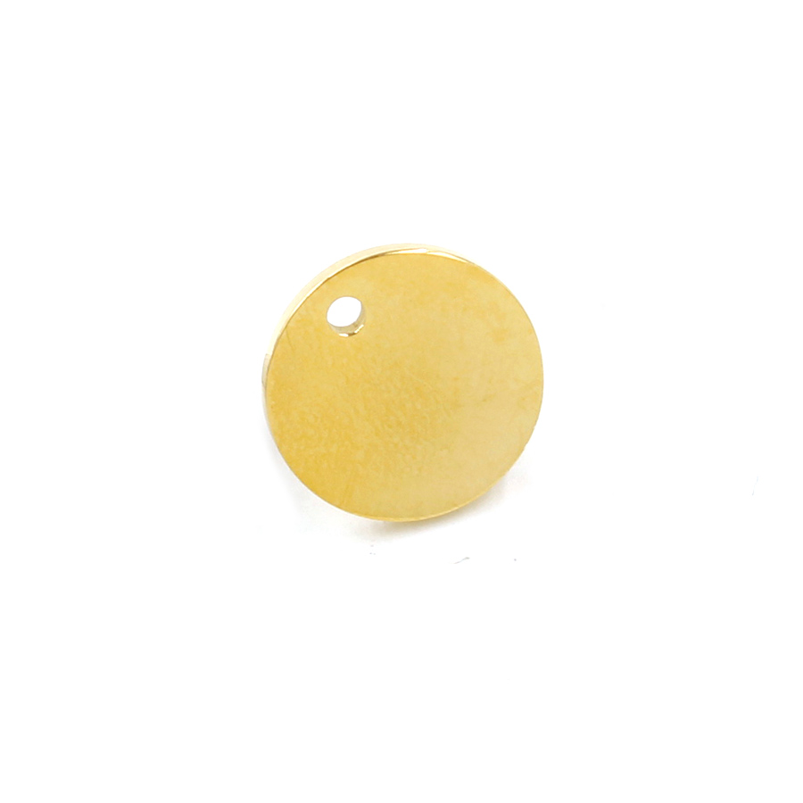 50pcs 8-30mm Gold Color Mirror - Vintage Fashion Tags ulasan dan harga
