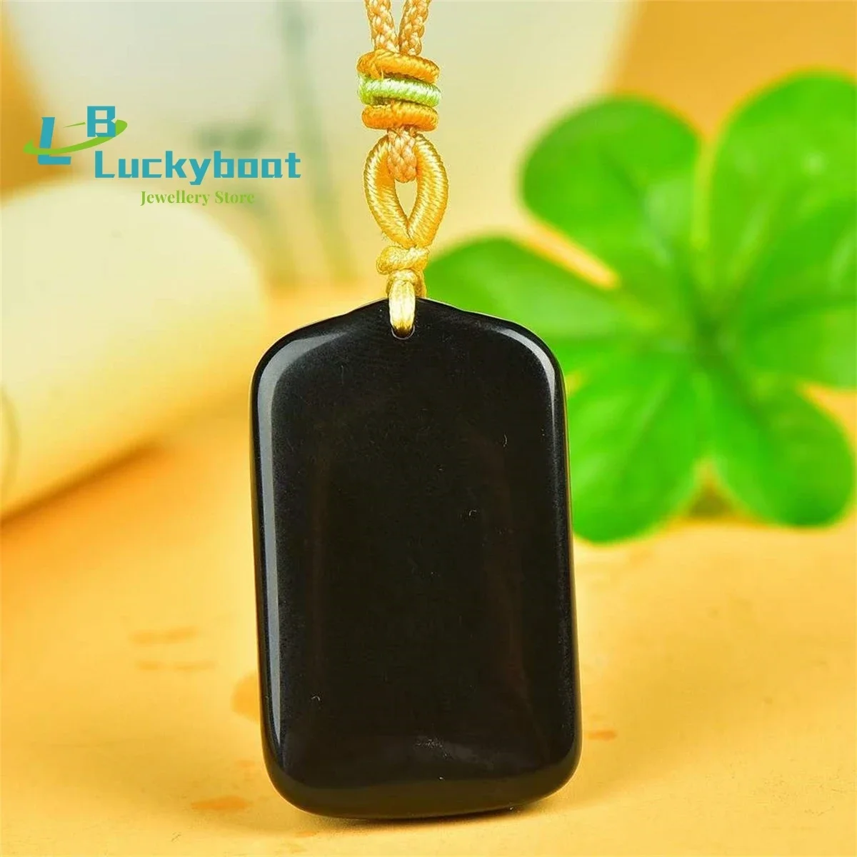 Natural Gold Silk Jade Black W - Vintage Fashion Ornaments ulasan dan harga