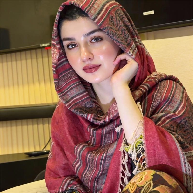Vintage Paisley Print Hijab Fa - Vintage Fashion Hijab ulasan dan harga
