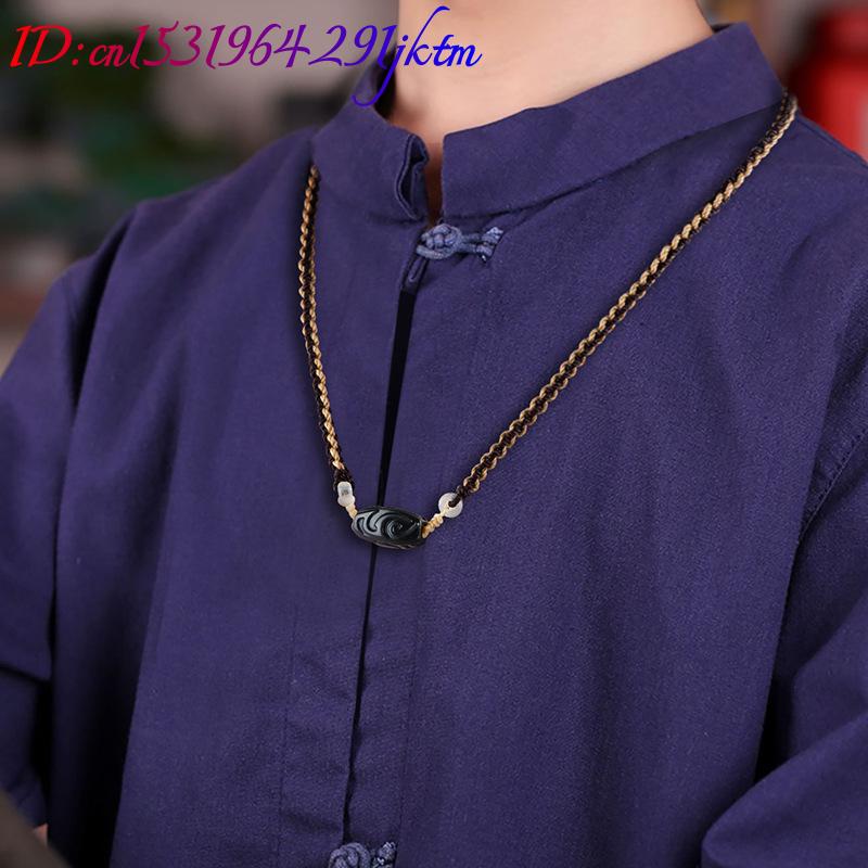 Hetian Jade Carve Bead Pendant - Vintage Fashion Accessories ulasan dan harga