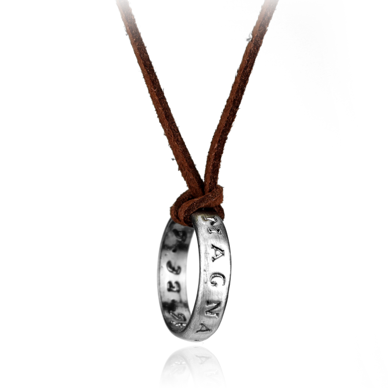Game Anime Leather Chain Ring  - Vintage Fashion Accessories ulasan dan harga