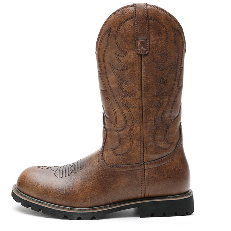 Large Size 48 Men's Boots Clas - Vintage Fashion Fabrics ulasan dan harga