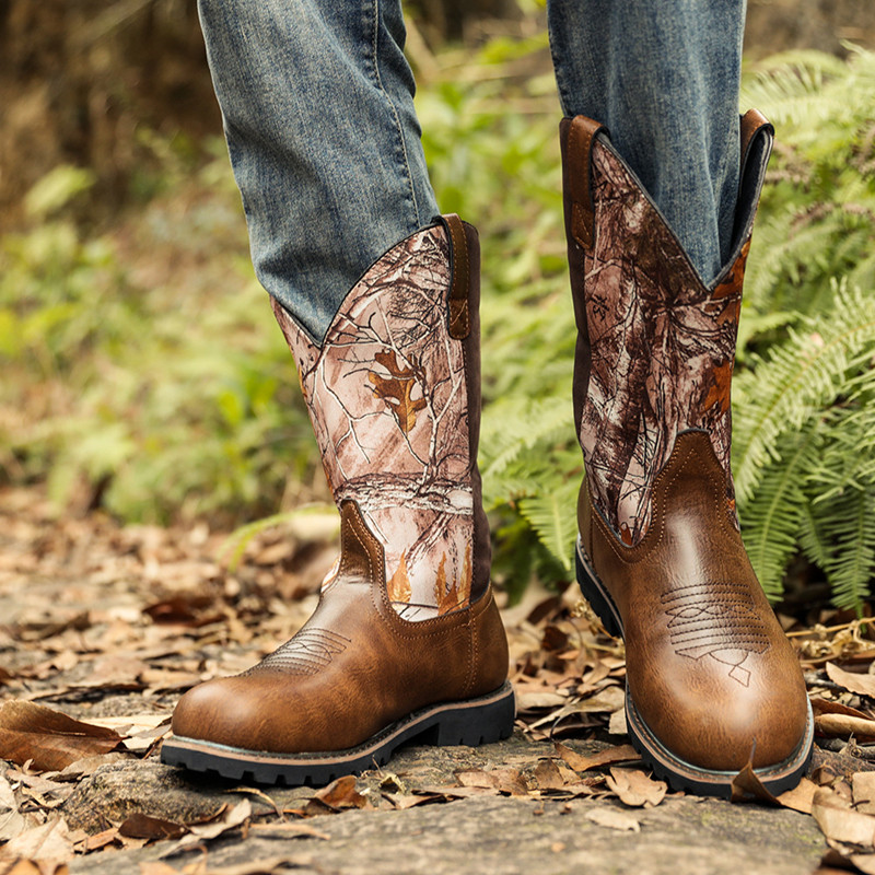 Large Size 48 Men's Boots Clas - Vintage Fashion Fabrics ulasan dan harga