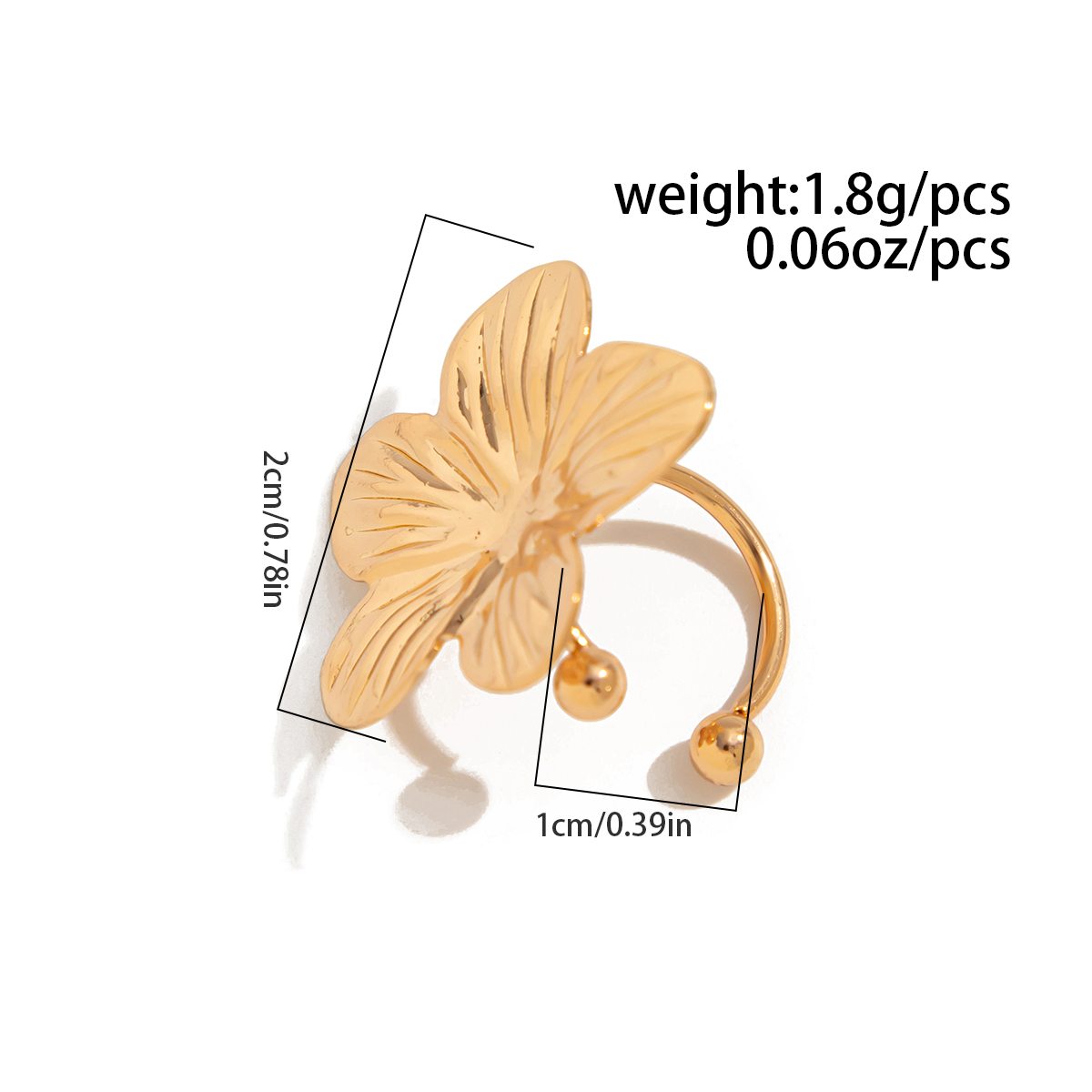 IngeSight.Z Trendy Metal Flowe - Z Vintage Fashion ulasan dan harga