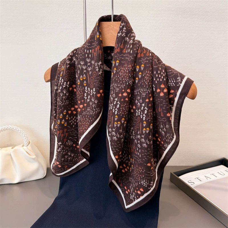 68cm Small Square Feminine Sca - Vintage Fashion Hijab ulasan dan harga