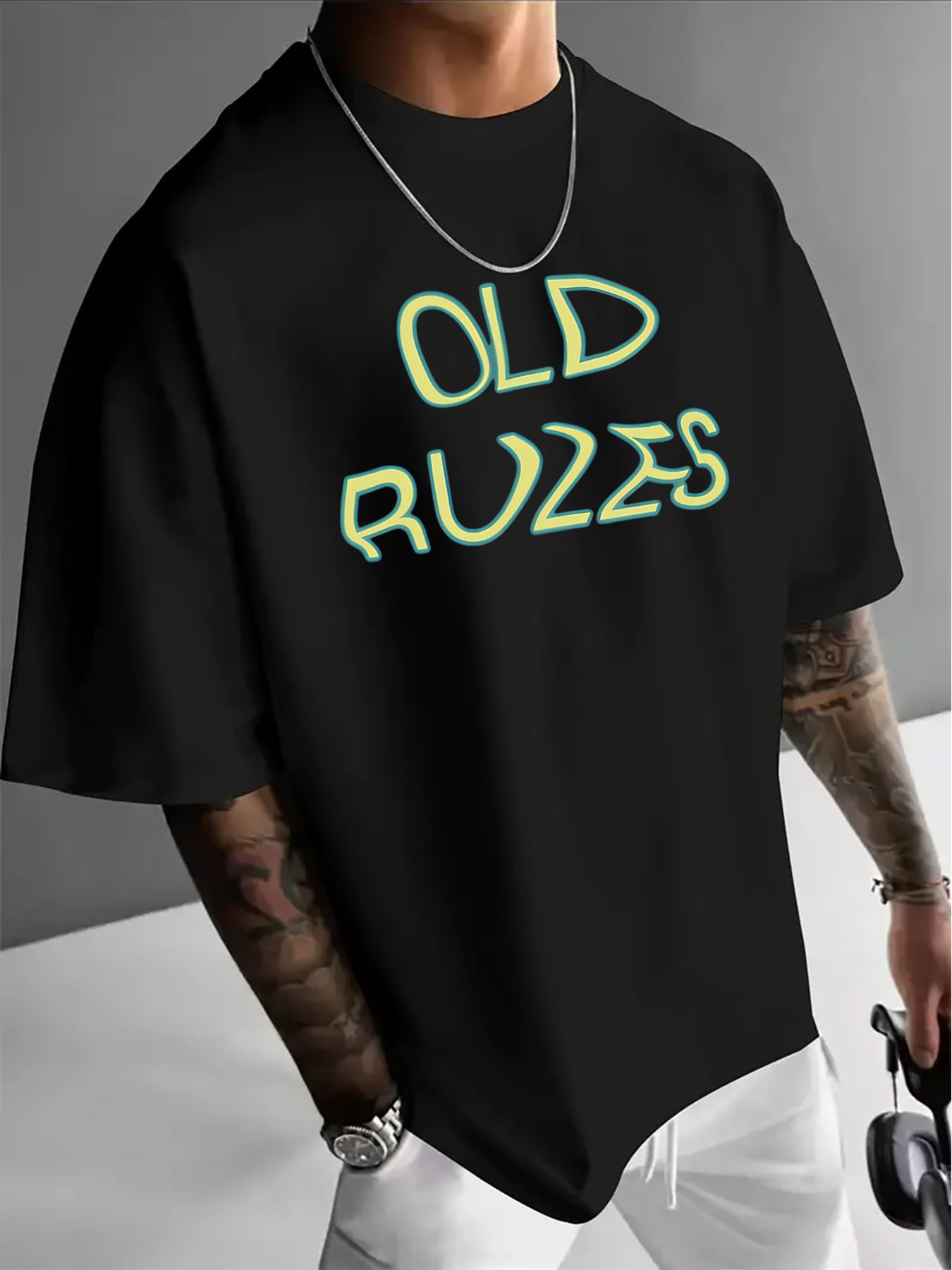 Vintage Fun Font Print Men'S C - Vintage Fashion Font ulasan dan harga