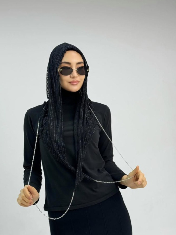 New Dubai Hood Hijab Pearl Lan - Vintage Fashion Hijab ulasan dan harga