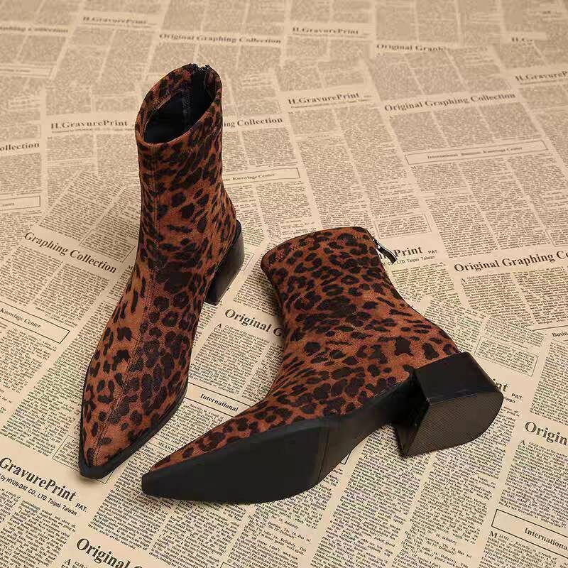 New Low Heel Women Mordern Ank - Vintage Fashion Fabrics ulasan dan harga