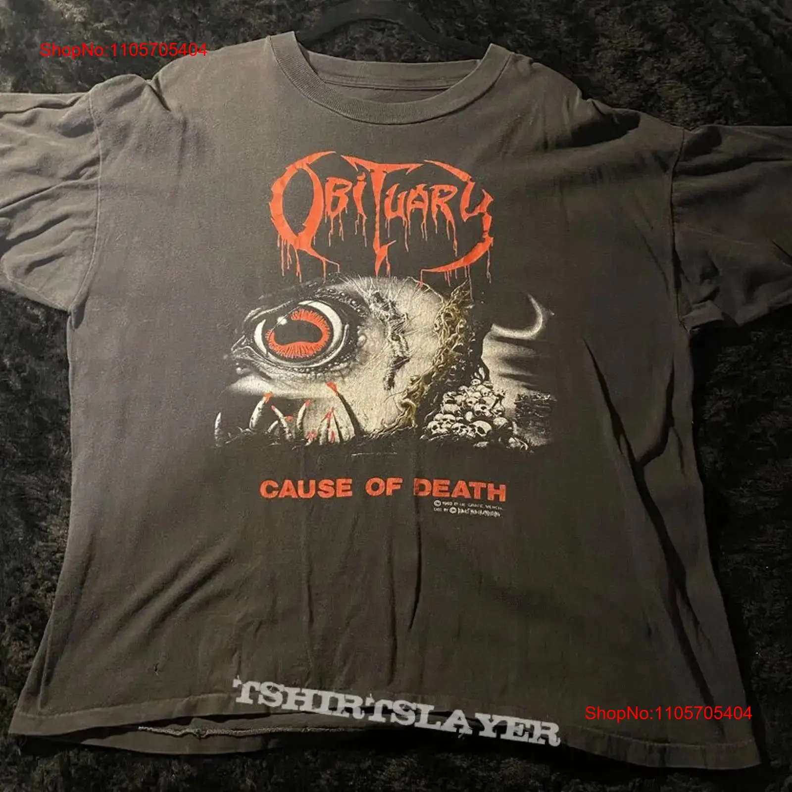 Obituary Cause of Death Tour C - Vintage Fashion Obituaries ulasan dan harga