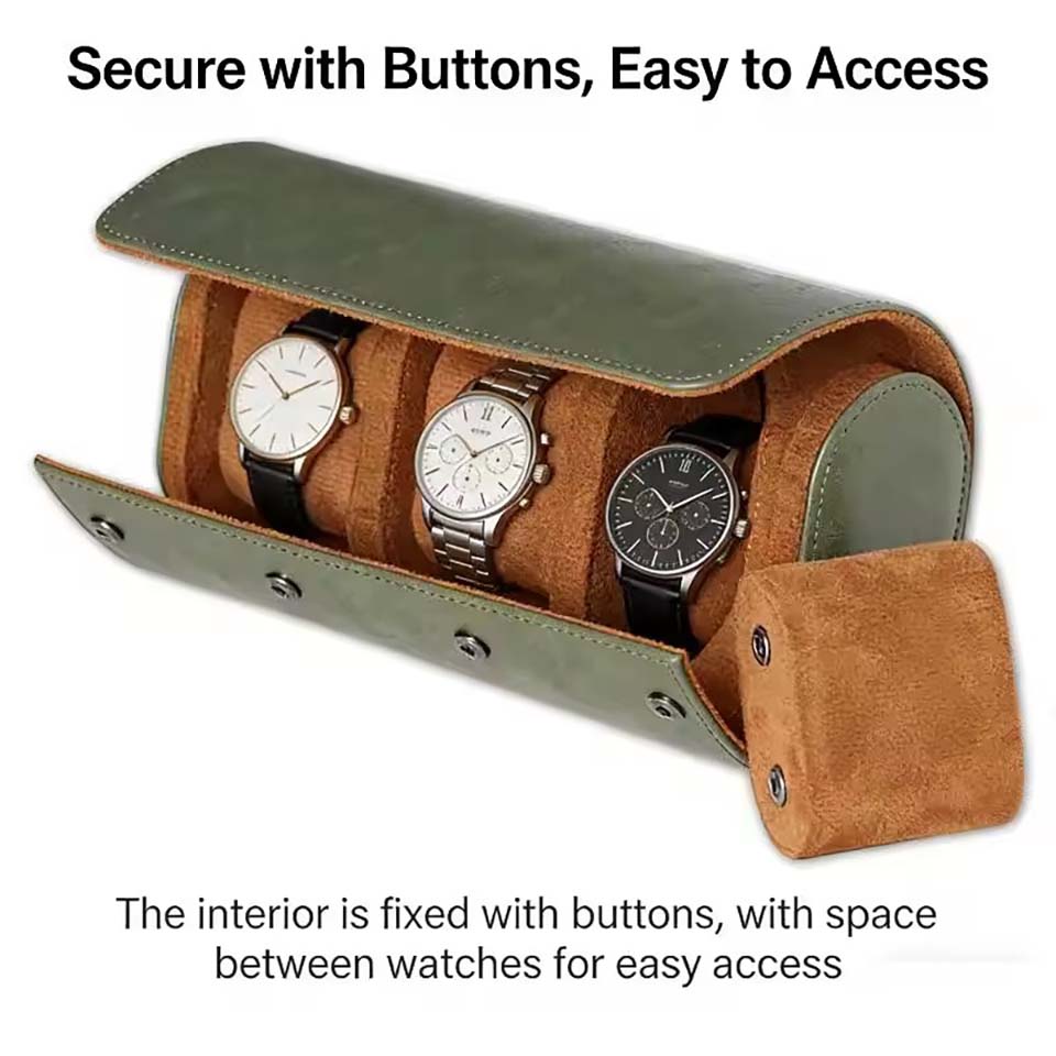 Watch Roll Travel Case 1/2/3-S - Vintage Fashion Tags ulasan dan harga