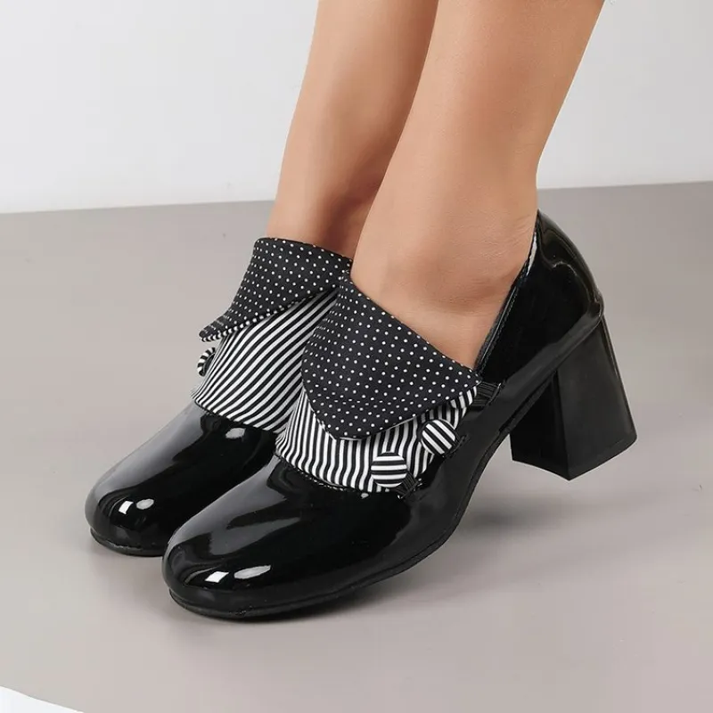 Women's Block Heels Vintage Po - Vintage Slip Dress ulasan dan harga