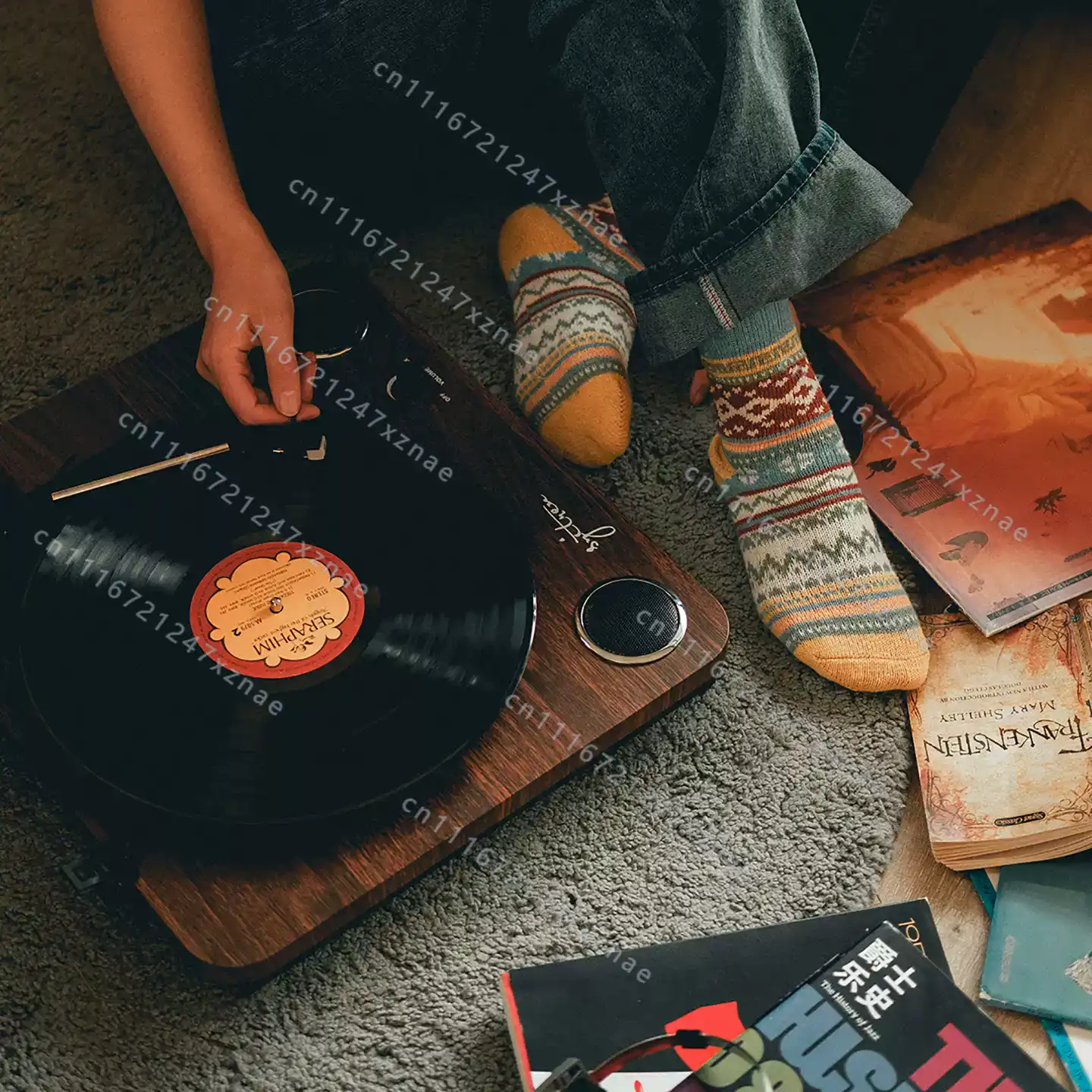 Retro Phonograph Bluetooth Spe - Vintage Fashion Ornaments ulasan dan harga