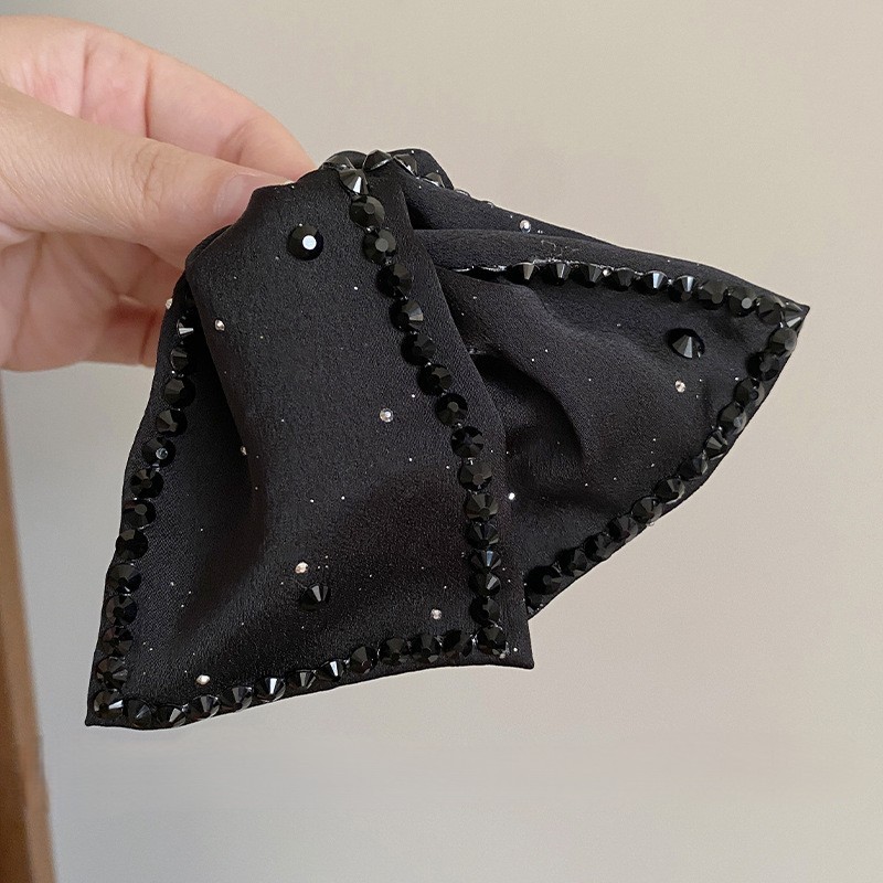 Elegant Large Rhinestones Bow  - Vintage Fashion Ornaments ulasan dan harga