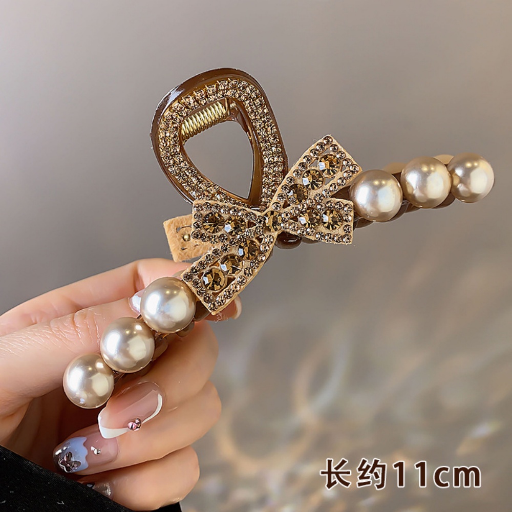 Vintage Pearl Black Hair Claws - Vintage Fashion Ornaments ulasan dan harga