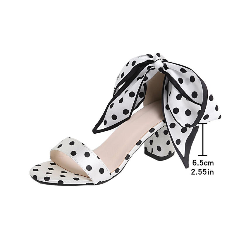 Vintage Black White Polka Dots - Vintage Fashion Fabrics ulasan dan harga