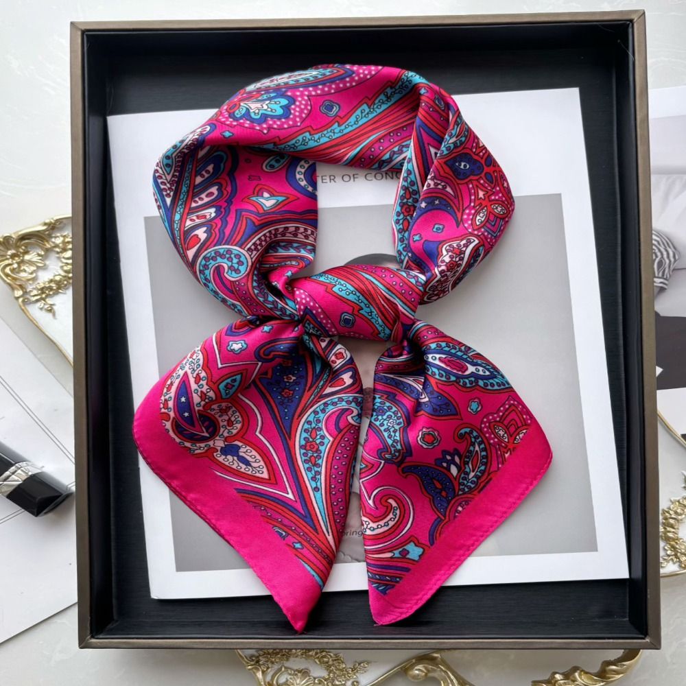 New Luxury Print Imitation Sil - Vintage Fashion Hijab ulasan dan harga
