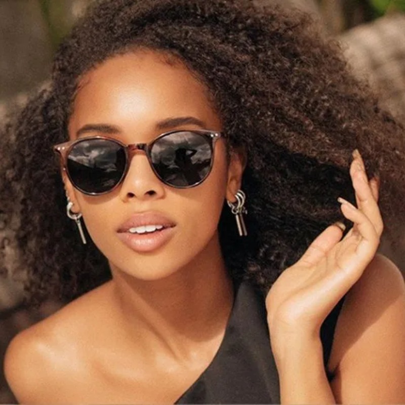 Vintage Fashion Round Sunglass - Vintage Fashion Brands ulasan dan harga