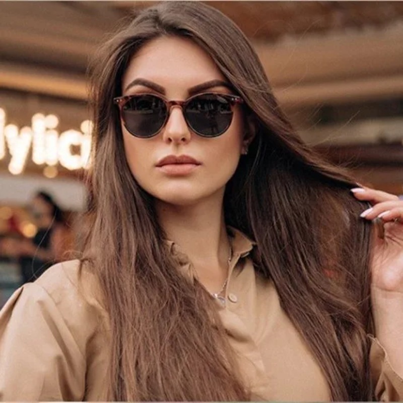 Vintage Fashion Round Sunglass - Vintage Fashion Brands ulasan dan harga