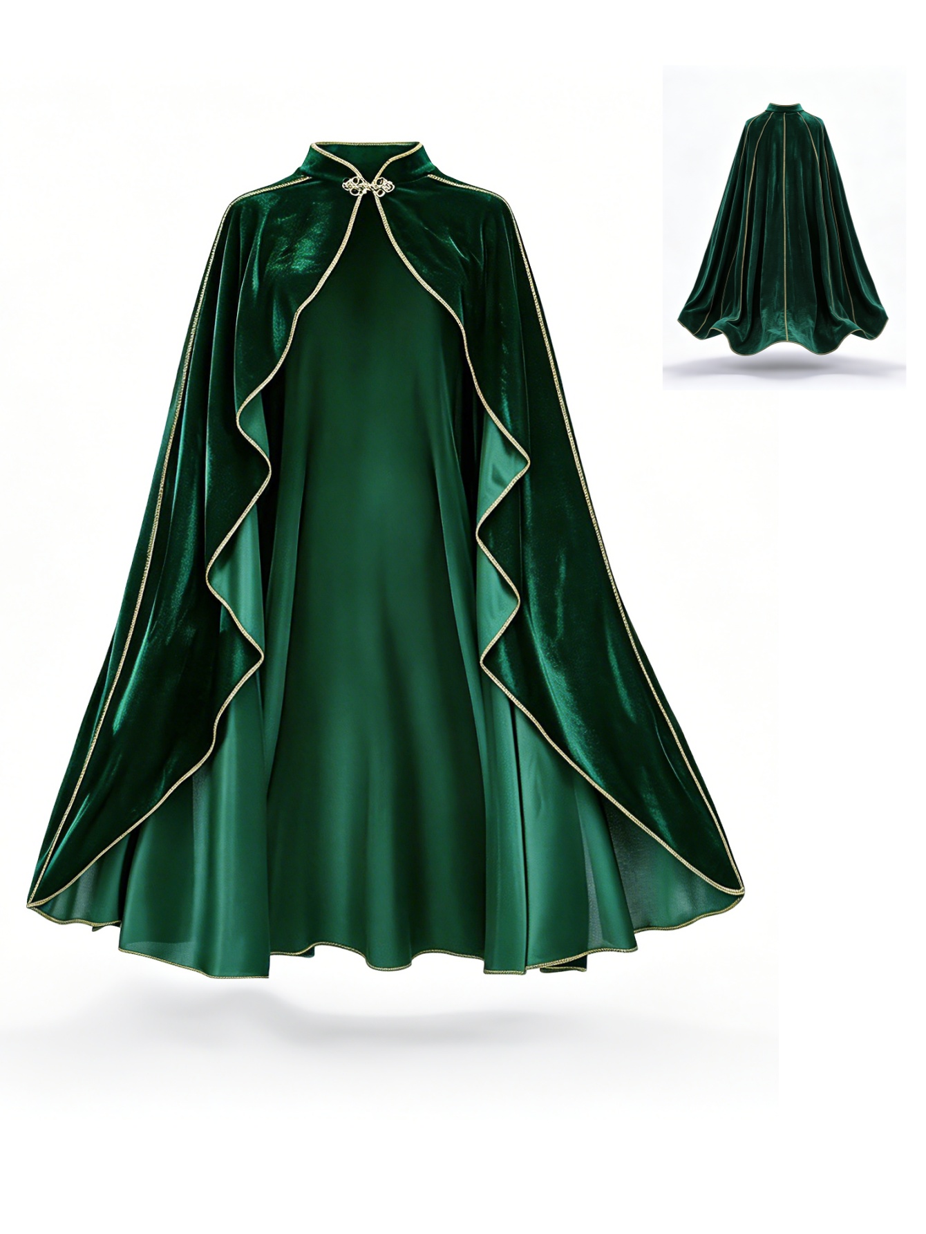 Women Vintage Green Velvet Cap - Vintage Slip Dress ulasan dan harga