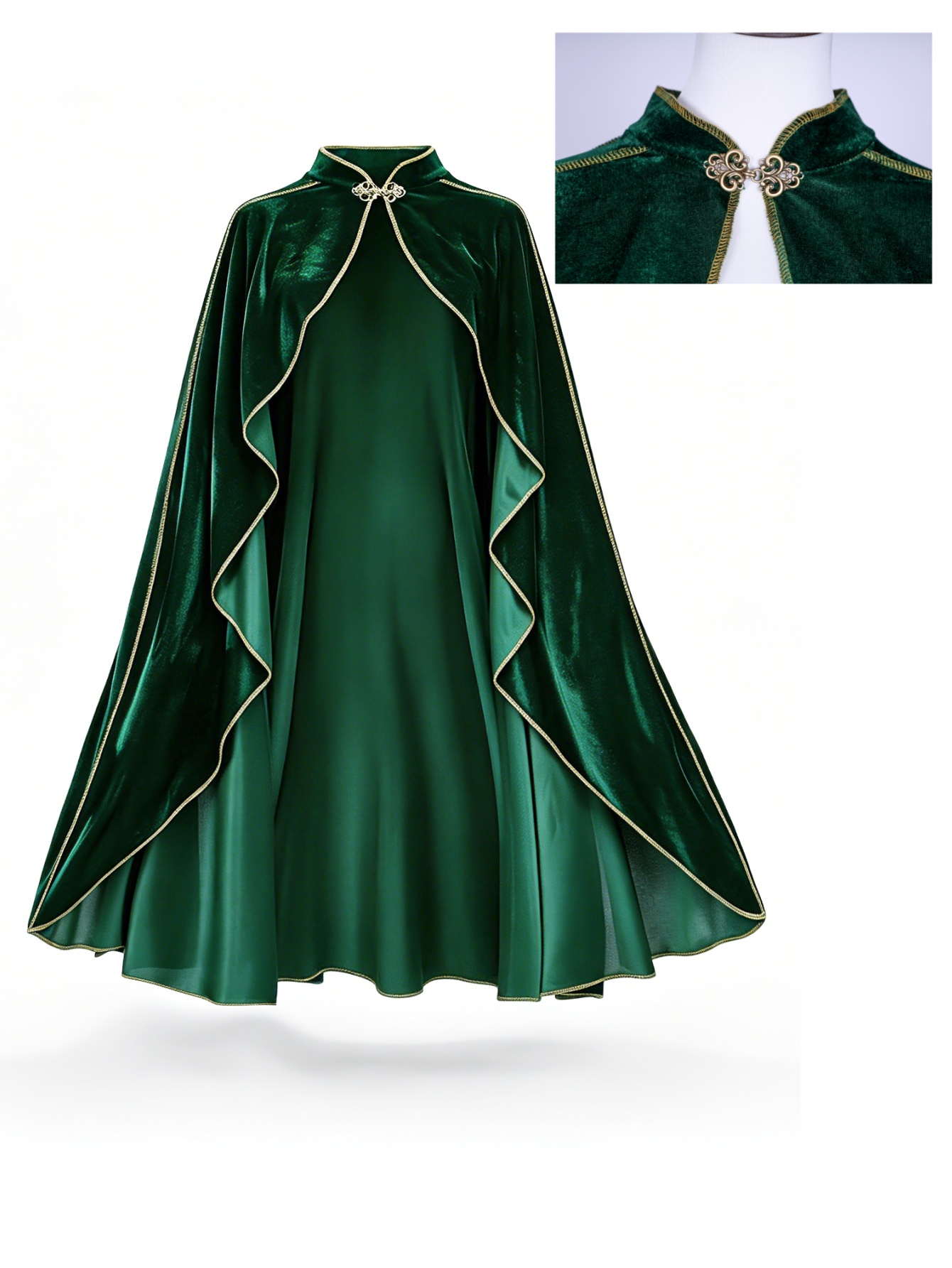 Women Vintage Green Velvet Cap - Vintage Slip Dress ulasan dan harga