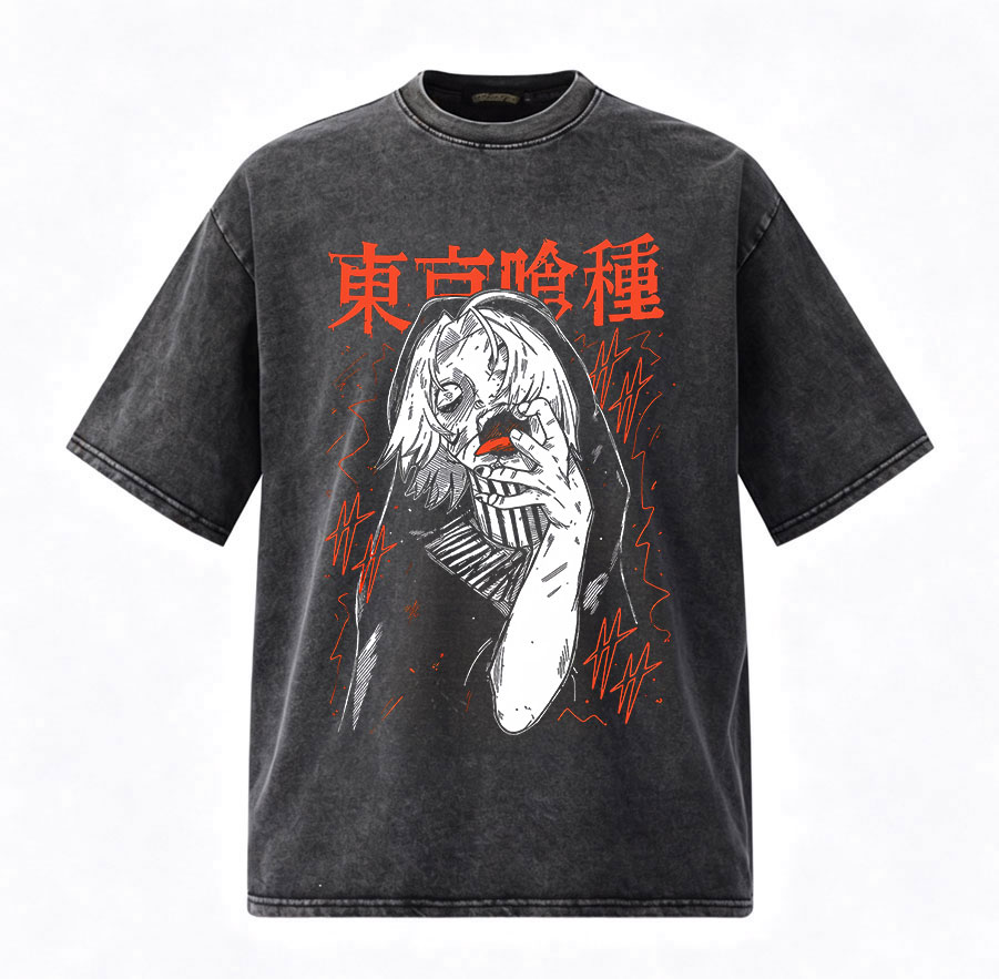 Vintage Washed Anime Tokyo Gho - Vintage Fashion In Tokyo ulasan dan harga
