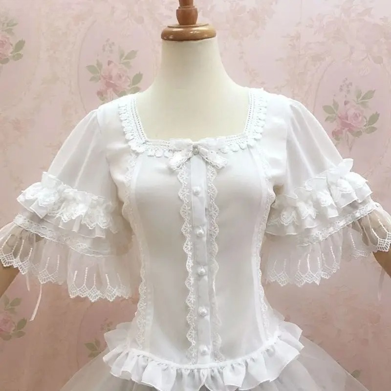 Elegant Y2K Vintage Lolita Sty - Vintage Fashion Style Female ulasan dan harga