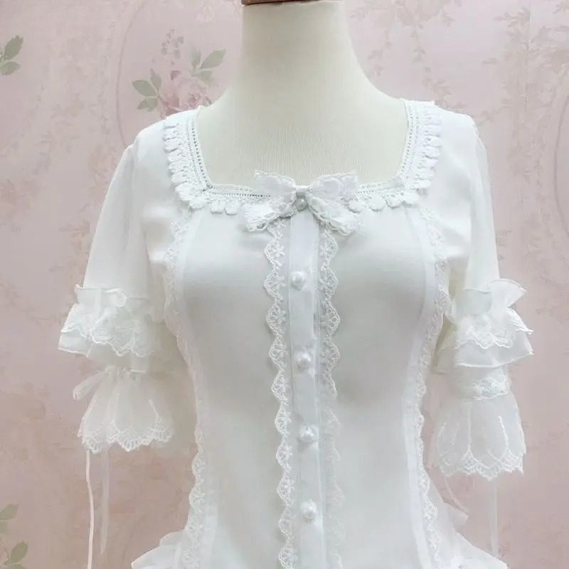 Elegant Y2K Vintage Lolita Sty - Vintage Fashion Style Female ulasan dan harga