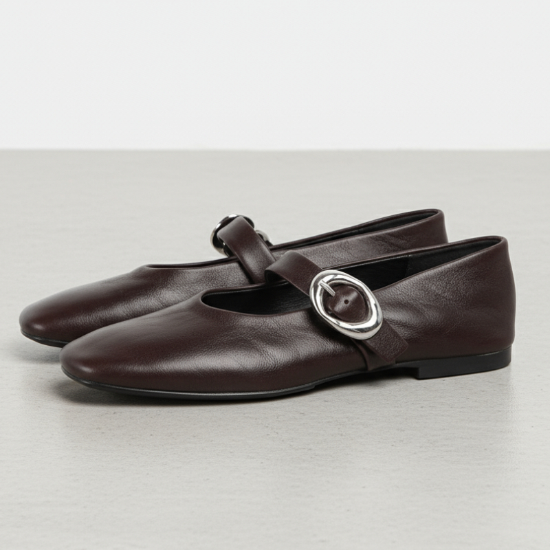Women Mary Jane Shoes pu Leath - Vintage Fashion Ladies ulasan dan harga