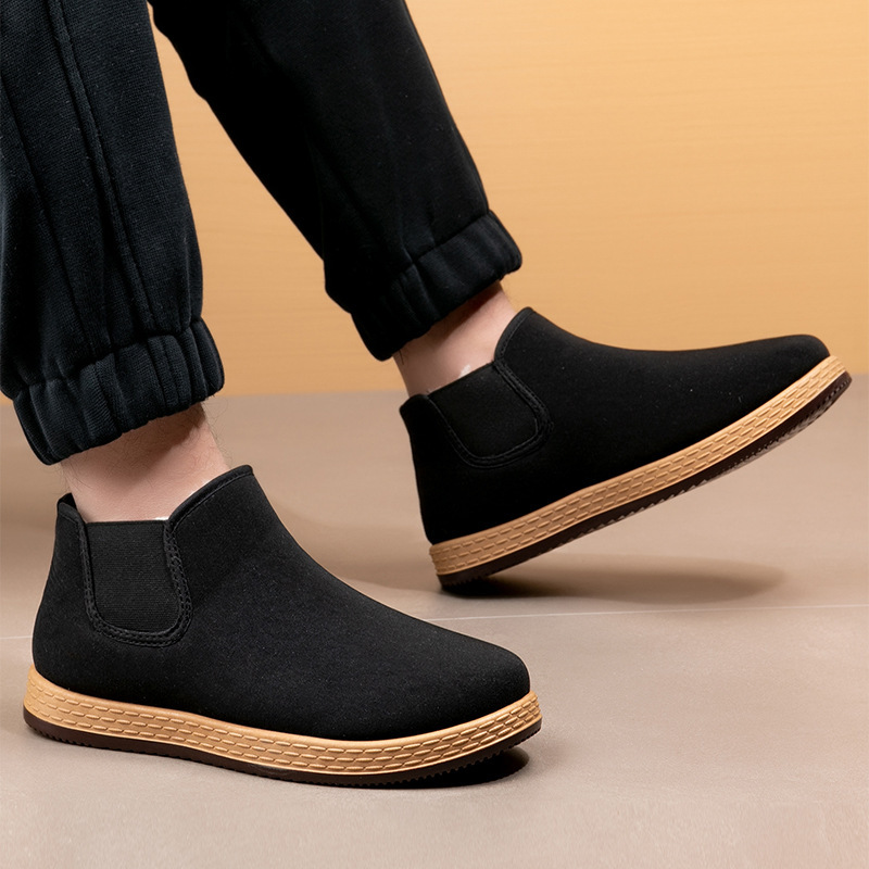 Men's Cotton Shoes Men's Winte - Vintage Fashion Fabrics ulasan dan harga