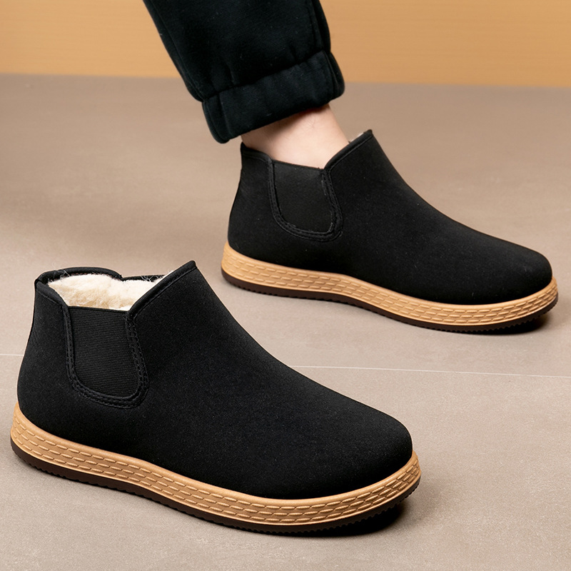 Men's Cotton Shoes Men's Winte - Vintage Fashion Fabrics ulasan dan harga