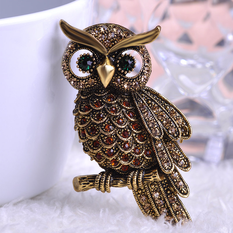 BUCOMEOI Large Bird Owls Vinta - Vintage Fashion Hijab ulasan dan harga